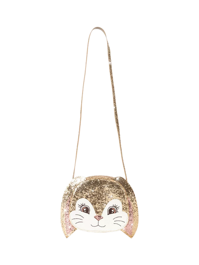 John Lewis Konges Sløjd Kids' Glitter Bunny Shoulder Bag, Gold- Buy online at McGrocer
