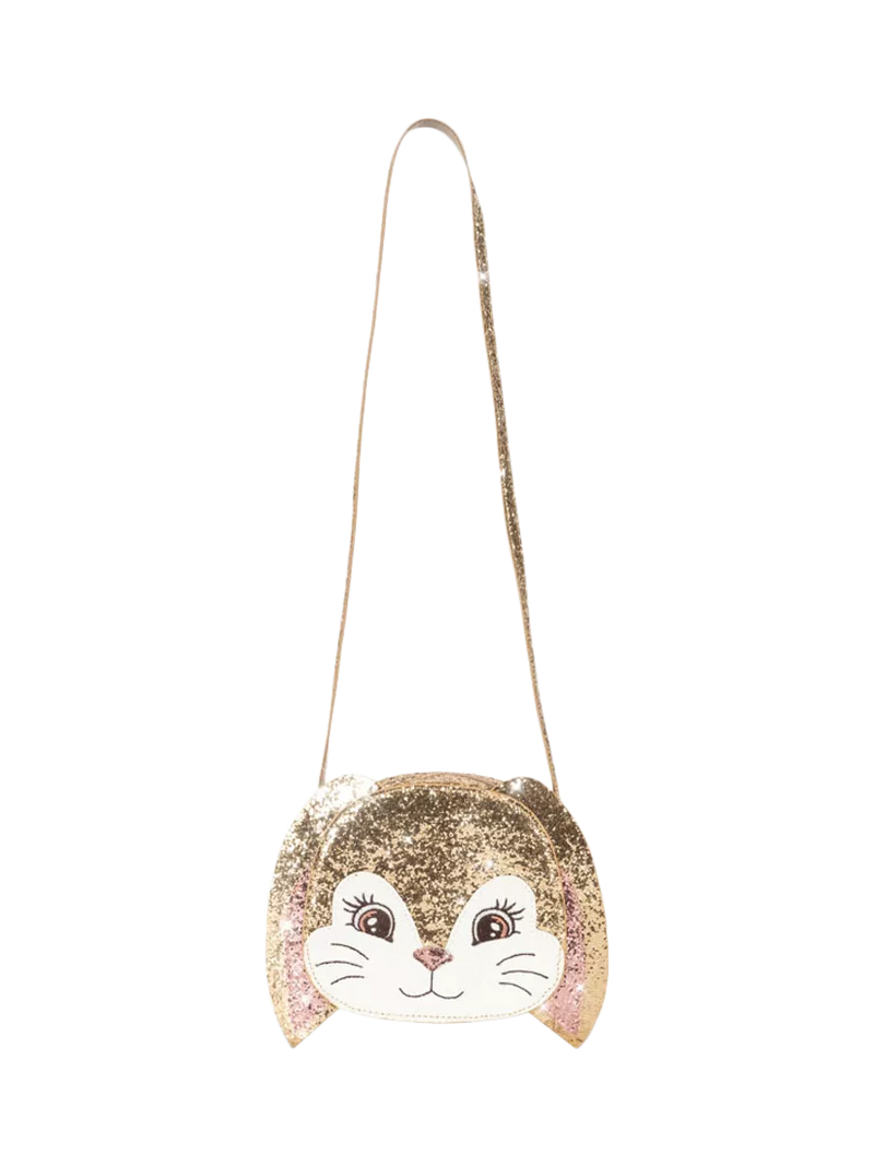 Konges Sløjd glitter bunny shoulder bag gold - British product