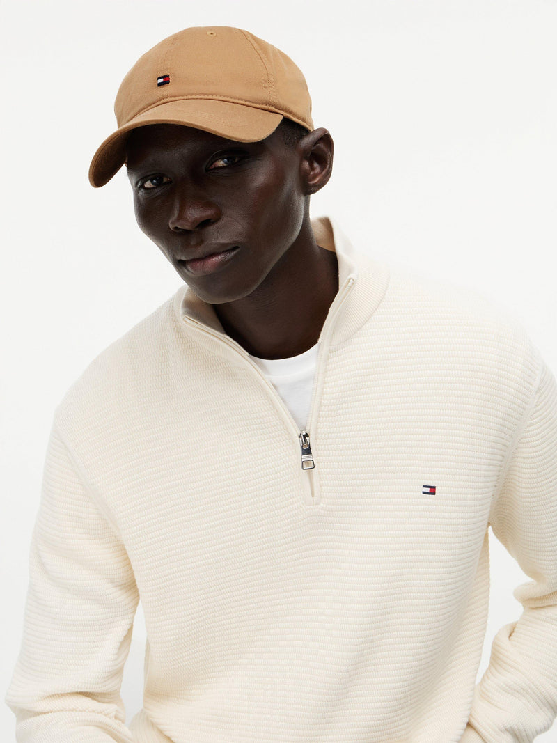 Tommy Hilfiger baseball cap flag embroidery light brown (British brand)
