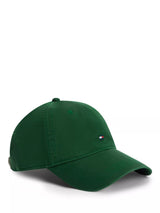 John Lewis Tommy Hilfiger Flag Embroidery Cotton Baseball Cap, Green- Buy online at McGrocer
