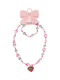 Stych kids beaded heart necklace and bracelet set - British product