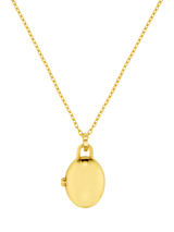 John Lewis Orelia Waterproof LUXE Oval Locket Pendant Necklace- Buy online at McGrocer