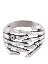 John Lewis Serge DeNimes Sterling Silver Skeleton Hands Cocktail Ring- Buy online at McGrocer