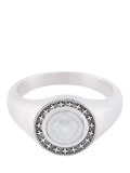 Serge DeNimes sterling silver Ambrose ring 18mm (British brand)