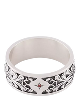 John Lewis Serge DeNimes Sterling Silver Kabuto Ring 18mm- Buy online at McGrocer
