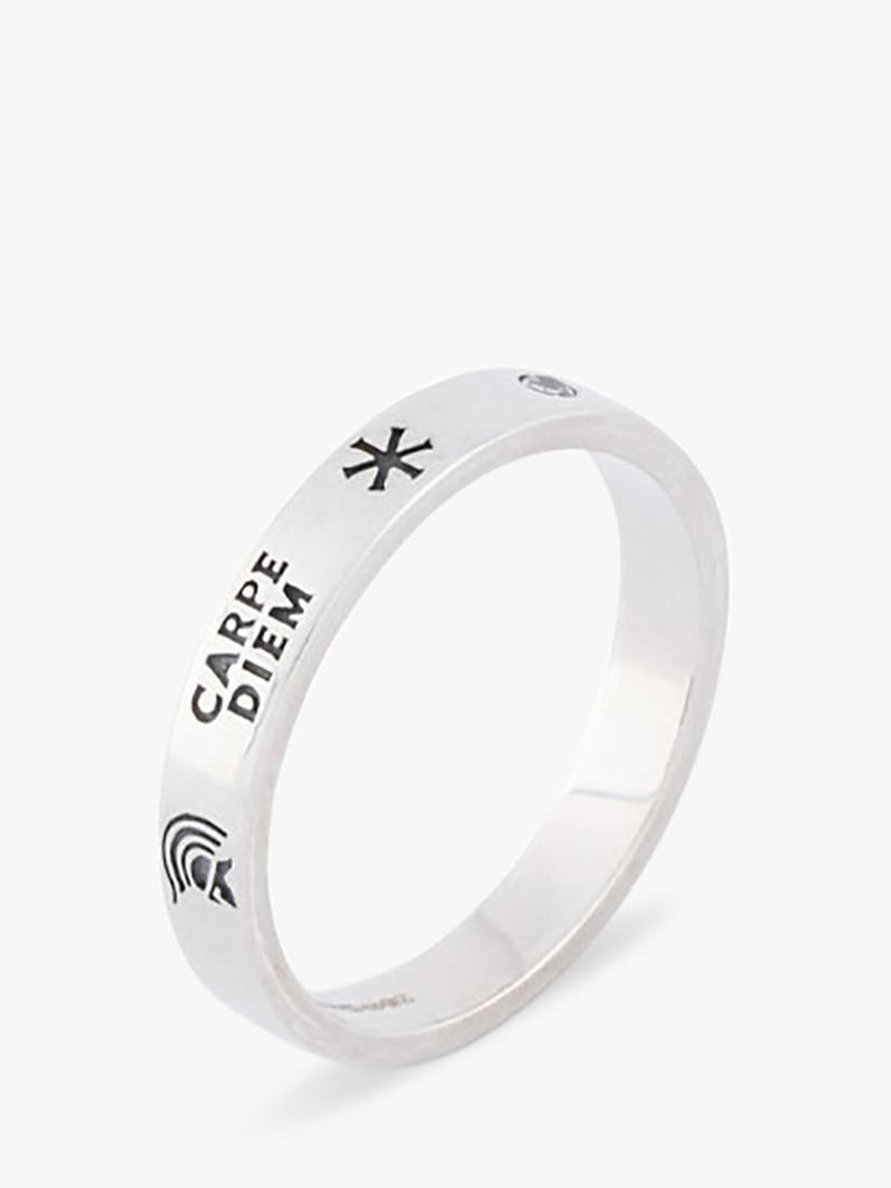 Serge DeNimes sterling silver patriot ring 18mm, imported from the UK