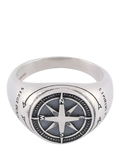 Serge DeNimes sterling silver Napoleon ring 18mm, imported from the UK