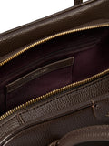 Calvin Klein Emblem Trio shoulder bag dark brown - British product