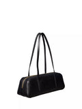 Calvin Klein black foil logo Bauletto shoulder bag, British product