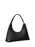 Calvin Klein slouchy leather shoulder bag black (British brand)
