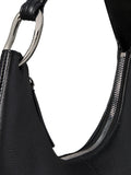 Calvin Klein slouchy leather shoulder bag black (British brand)