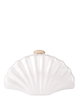 John Lewis Carvela Aquamarina Clutch Bag Cream/Gold- Buy online at McGrocer