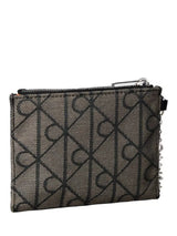 John Lewis Calvin Klein Jacquard Script Logo Pouch Charm, Multi- Buy online at McGrocer