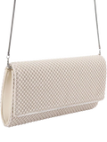 KG Kurt Geiger Tilly pearl clutch bag white - British product