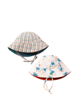 John Lewis Little Green Radicals Kids' Reversible Printed Sun Hat Pack of 2- Buy online at McGrocer