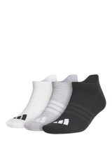 John Lewis adidas Performance Ankle Socks 3-Pack Gry/Wht/Blk- Buy online at McGrocer