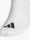 adidas Performance Ankle Socks pack of 3 grey white black - British product