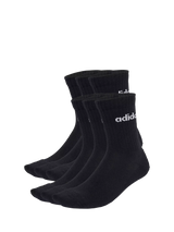 John Lewis adidas Linear Crew Cushioned Socks 6 Pack Black/White- Buy online at McGrocer