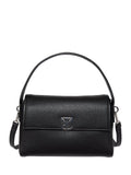 Calvin Klein Emblem grab bag black faux leather (British brand)