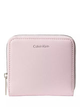 John Lewis Calvin Klein Foil Logo Square Wallet, Light Pink- Buy online at McGrocer