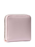Calvin Klein foil logo square wallet light pink, UK version