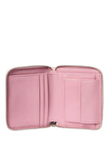 Calvin Klein foil logo square wallet light pink, UK version