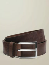 John Lewis Charles Tyrwhitt Brown Leather Belt- Buy online at McGrocer