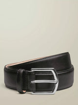 John Lewis Charles Tyrwhitt Leather Formal Belt, Black- Buy online at McGrocer