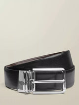 John Lewis Charles Tyrwhitt Reversible Formal Leather Belt, Black- Buy online at McGrocer
