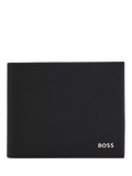 HUGO BOSS BOSS black trifold wallet 9.7x2x11cm - British product