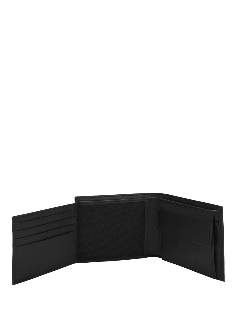 HUGO BOSS BOSS black trifold wallet 9.7x2x11cm - British product