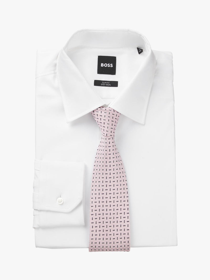 HUGO BOSS medium pink silk tie, imported from the UK