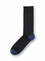 John Lewis Charles Tyrwhitt Ribbed Cotton Blend Socks- Buy online at McGrocer