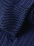 Charles Tyrwhitt ribbed cotton blend crew socks in navy, UK version