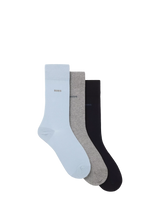 John Lewis HUGO BOSS BOSS Cotton Blend Socks, Pack of 3, Multi- Buy online at McGrocer