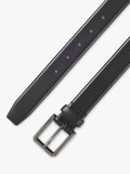 BOSS Caleb black leather belt (British brand)