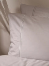 John Lewis Truly Satin Stitch Bamboo Bedding Dove Grey Duvet Cover Double- Buy online at McGrocer