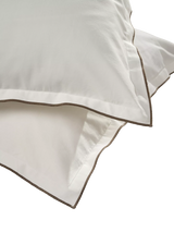 John Lewis Truly Cotton Mushroom Stitch Duvet Cover, Double, White- Buy online at McGrocer