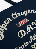 Superdry Graphic Cotton Tote Bag Navy/Off White (British brand)
