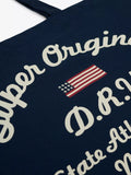 Superdry Graphic Cotton Tote Bag Navy/Off White (British brand)