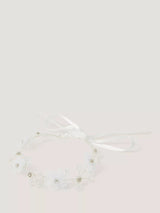 John Lewis Monsoon Kids' Flower Hair Garland Silver- Buy online at McGrocer
