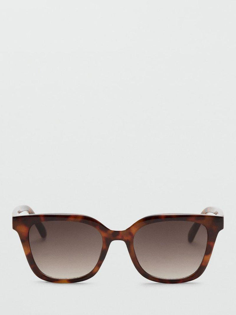 Mango square sunglasses chocolate polycarbonate lenses - British product
