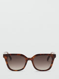 Mango square sunglasses chocolate polycarbonate lenses - British product