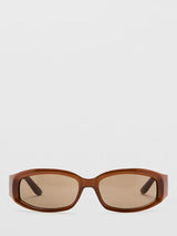John Lewis Mango Rectangular Sunglasses Brown- Buy online at McGrocer