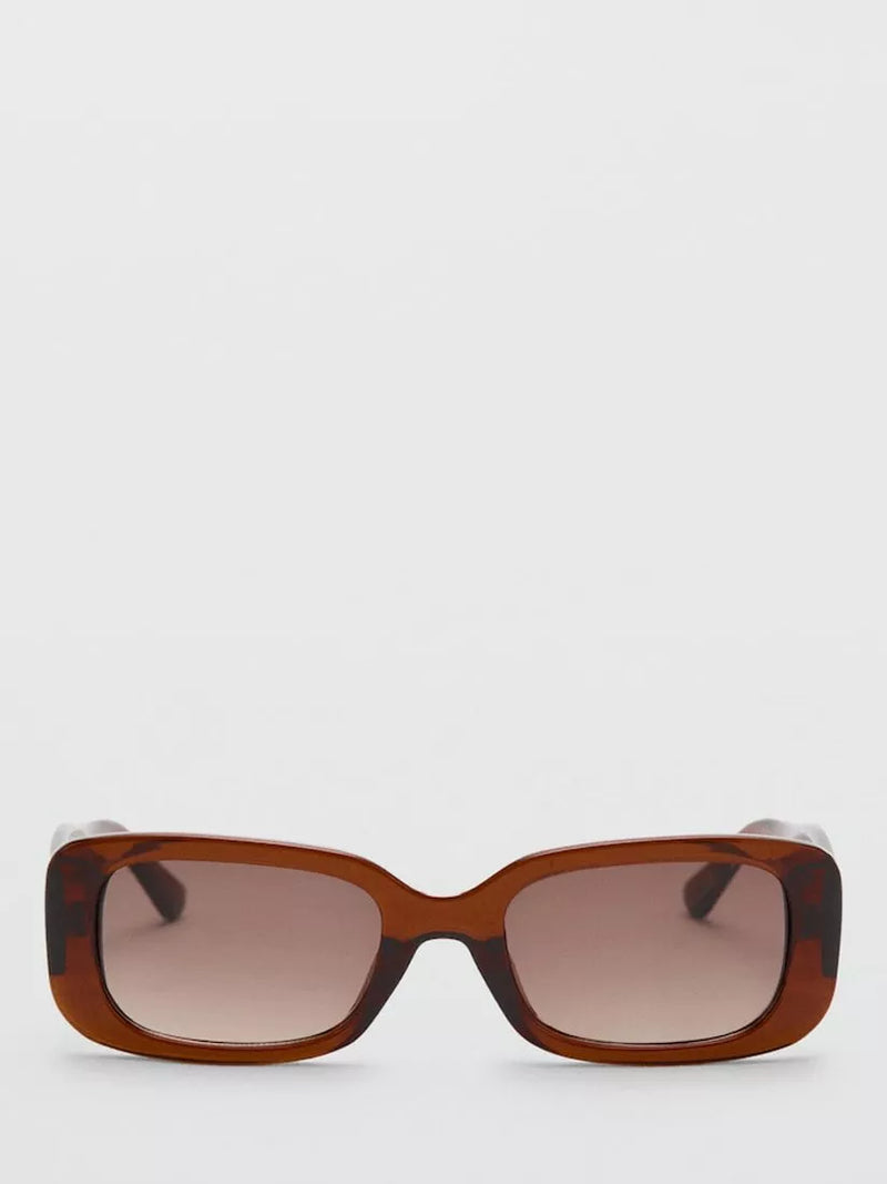 Mango rectangular sunglasses brown (British brand)