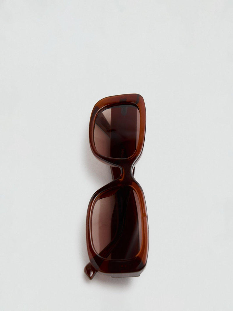 Mango rectangular sunglasses brown (British brand)