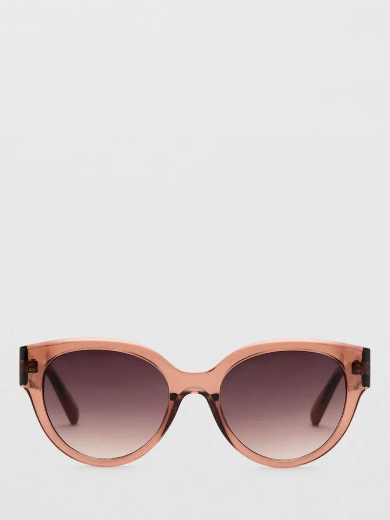 Mango cat's eye sunglasses peach gradient lenses, UK version