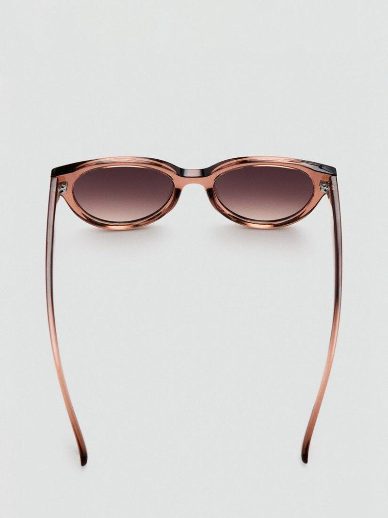 Mango cat's eye sunglasses peach gradient lenses, UK version