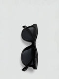 Mango cat's eye sunglasses black polycarbonate frame - British product