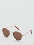 Mango round gold copper frame sunglasses (British brand)